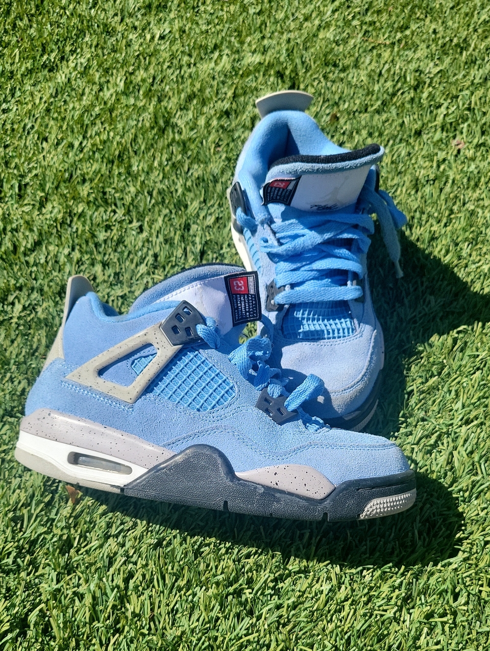 Jordan Kids Light Blue Suede Sneakers
